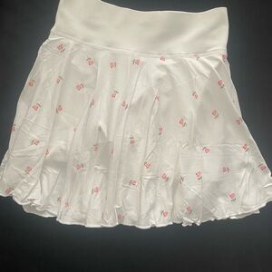 OQQ Floral White Skort